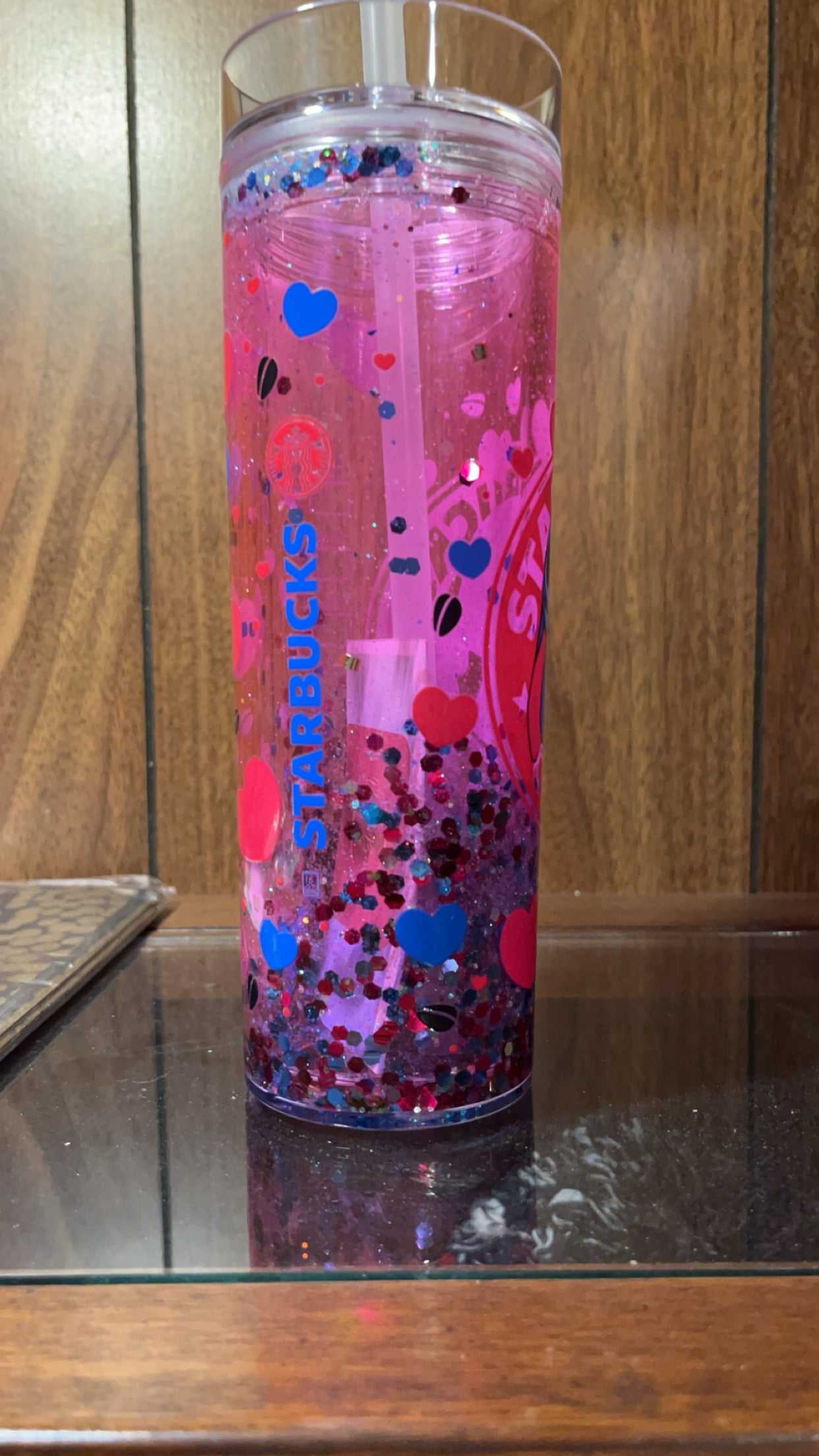 16oz Stitch Snow globe cup