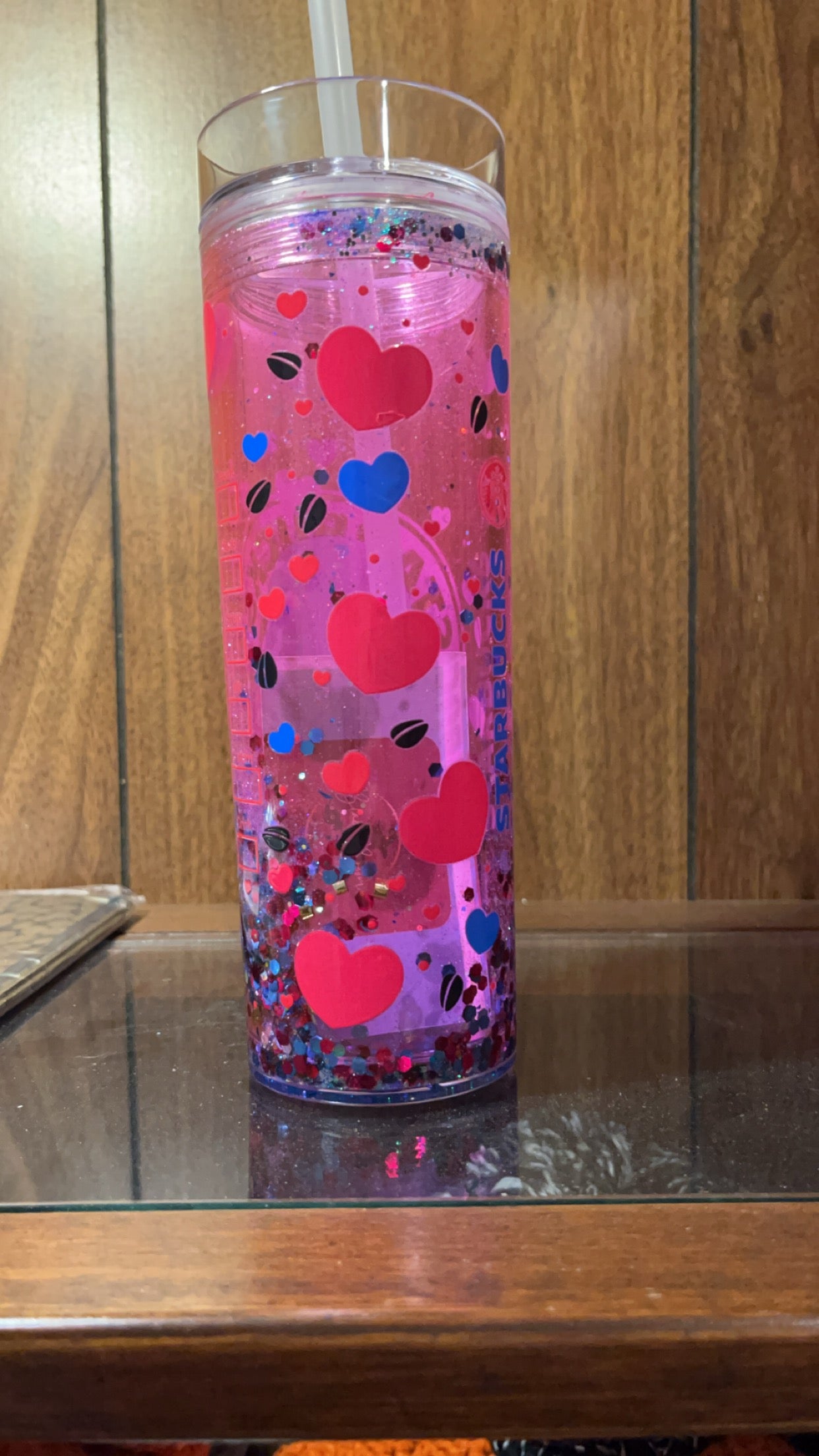 16oz Stitch Snow globe cup