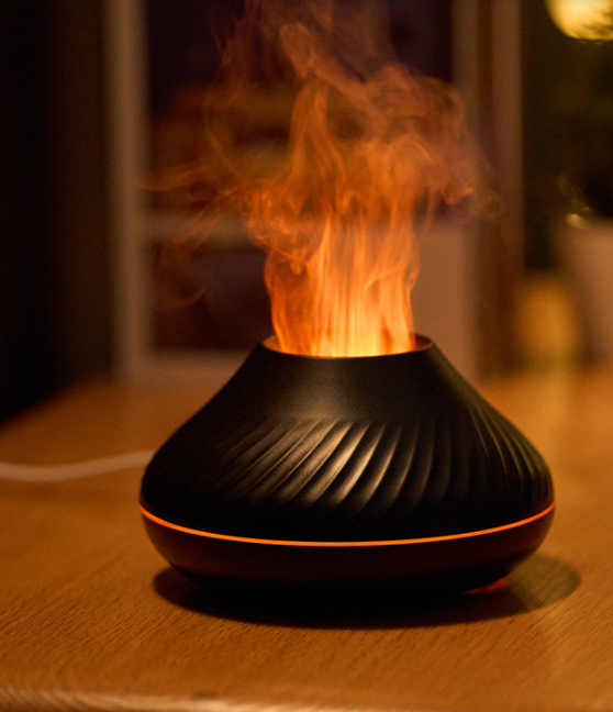 Volcanic Flame Aroma Diffuser Essential Oil Lamp cj