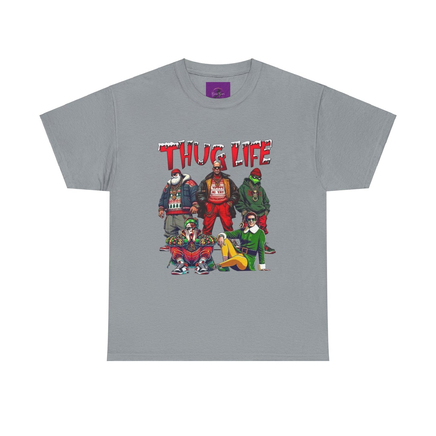 Thug life christmas Unisex Heavy Cotton Tee