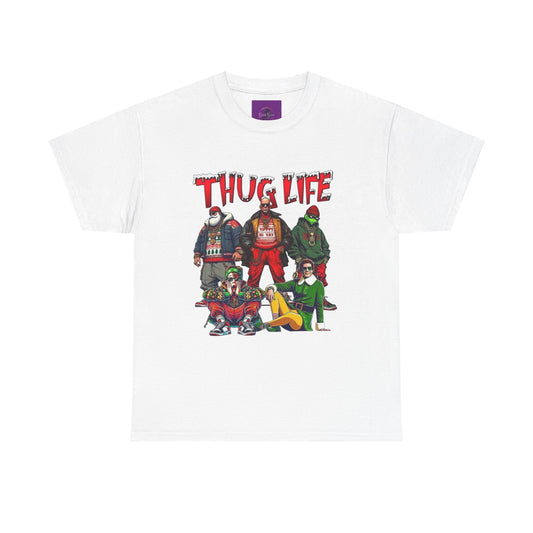 Thug life christmas Unisex Heavy Cotton Tee