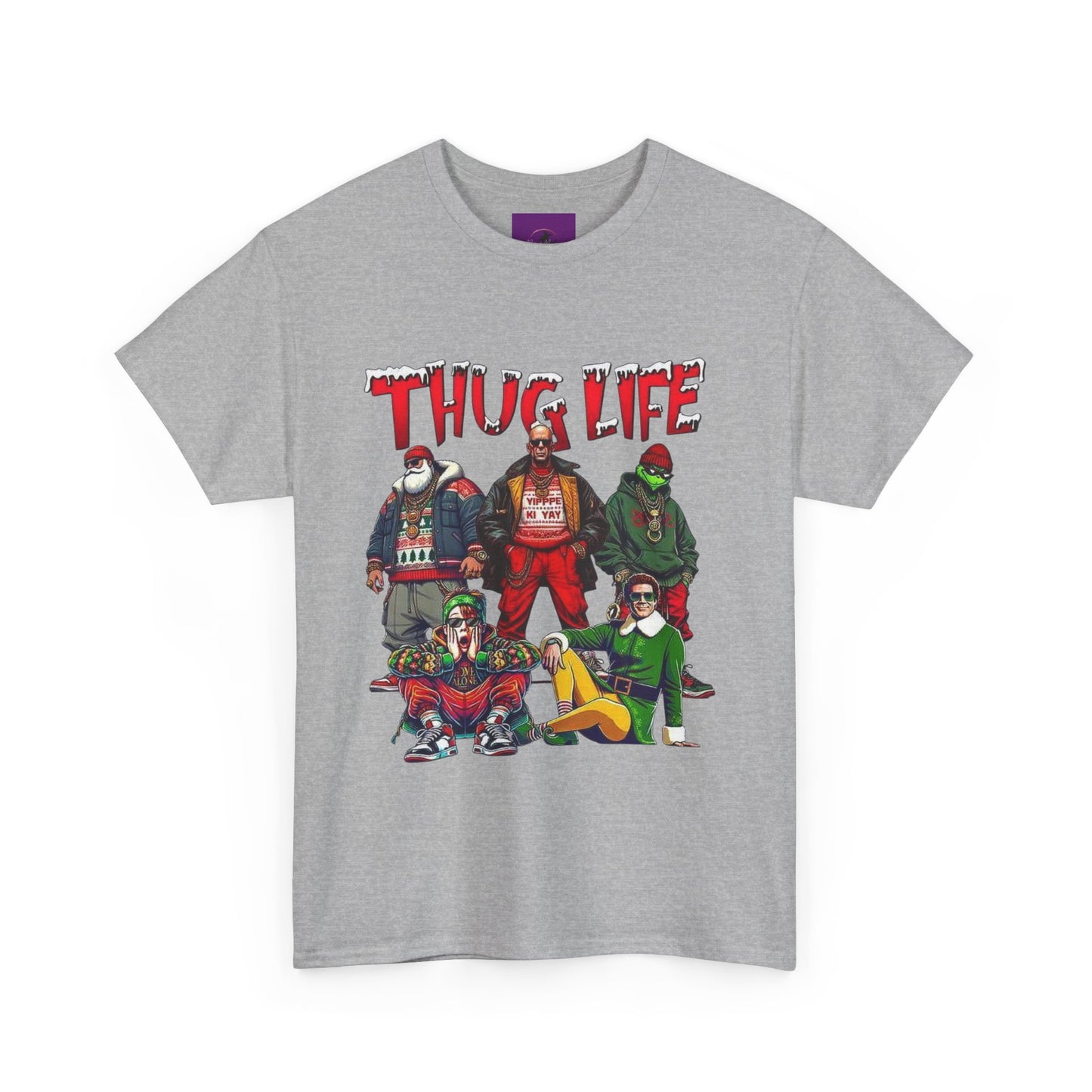 Thug life christmas Unisex Heavy Cotton Tee