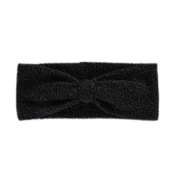 TEDDY BEAR KNIT HEADBAND Bella Chic