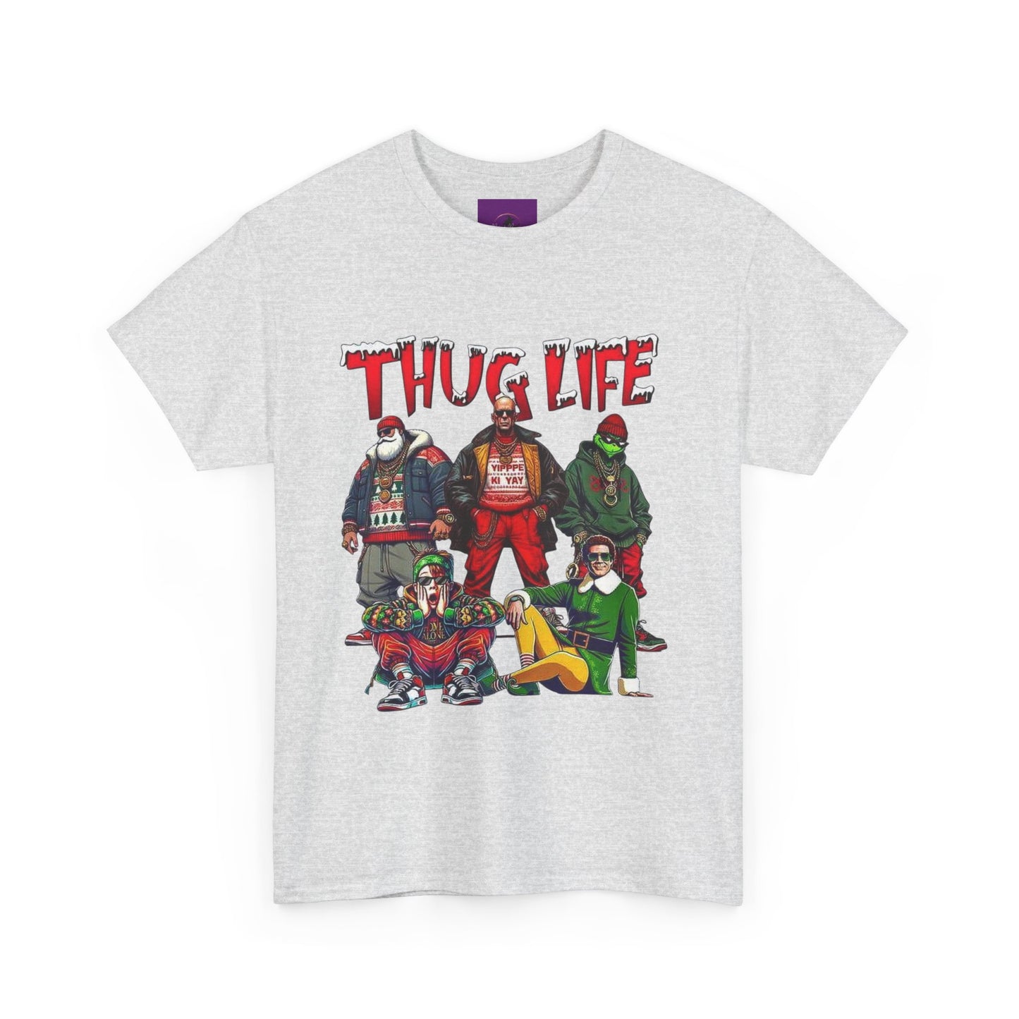 Thug life christmas Unisex Heavy Cotton Tee