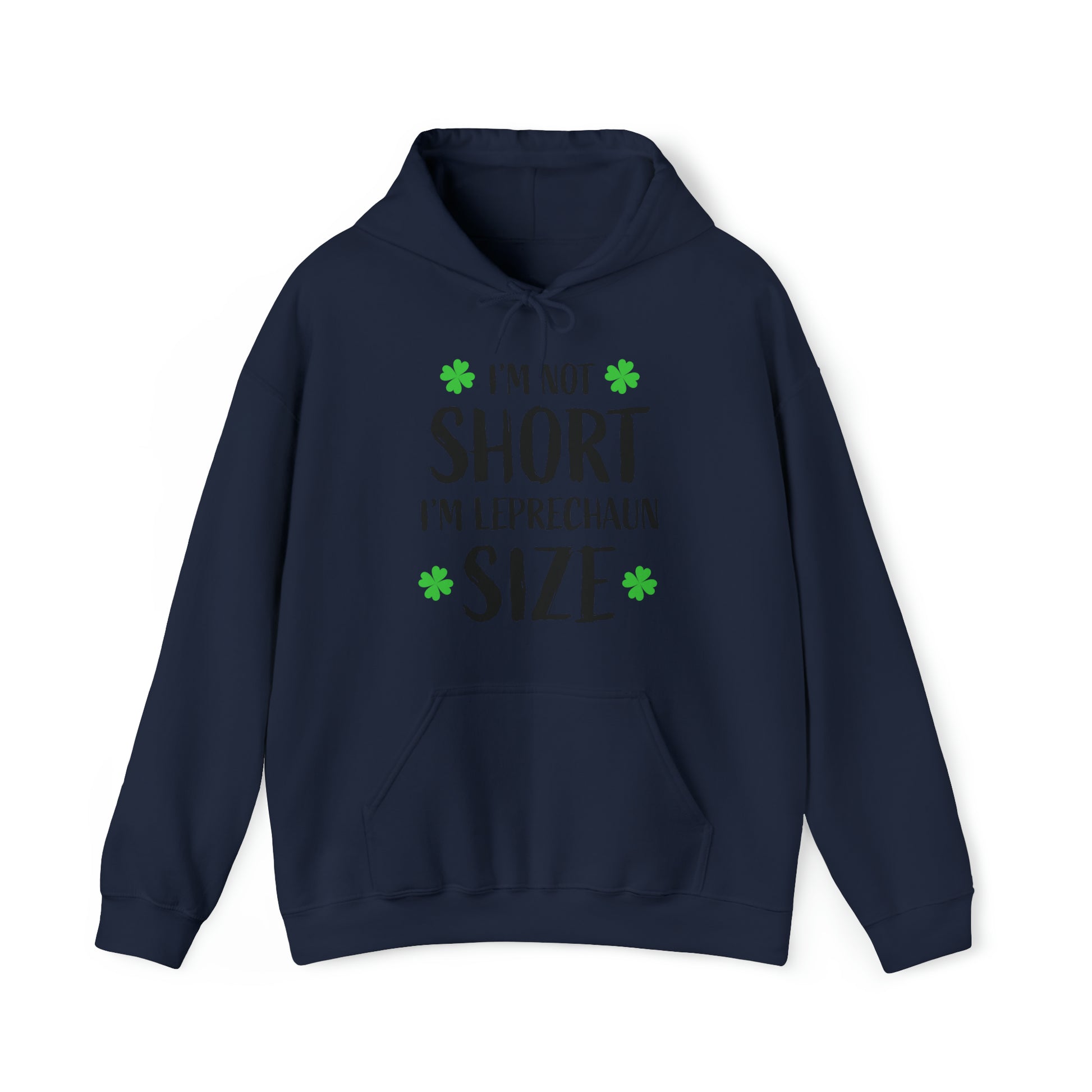 Im not short im leprechaun size Unisex Heavy Blend™ Hooded Sweatshirt Printify