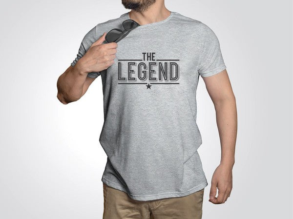 The Legend Dad Softstyle Tee Ocean and 7th