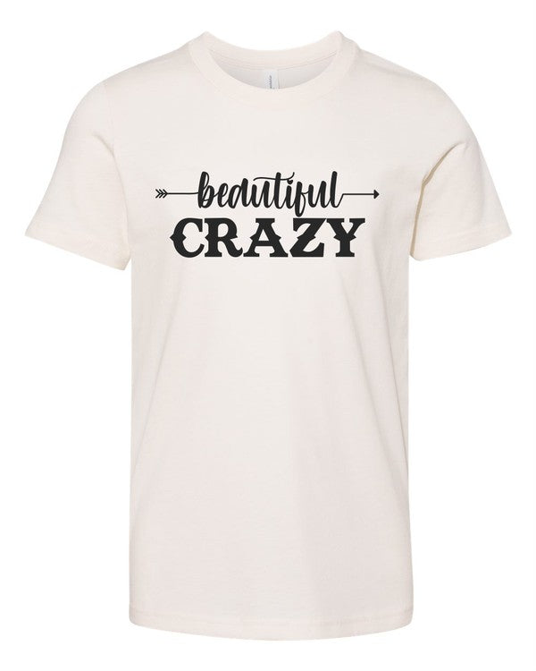 Youth Beautiful Crazy Crewneck Tee Ocean and 7th