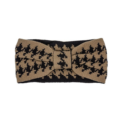 HOUNDSTOOTH BOW HEAD BAND Bella Chic