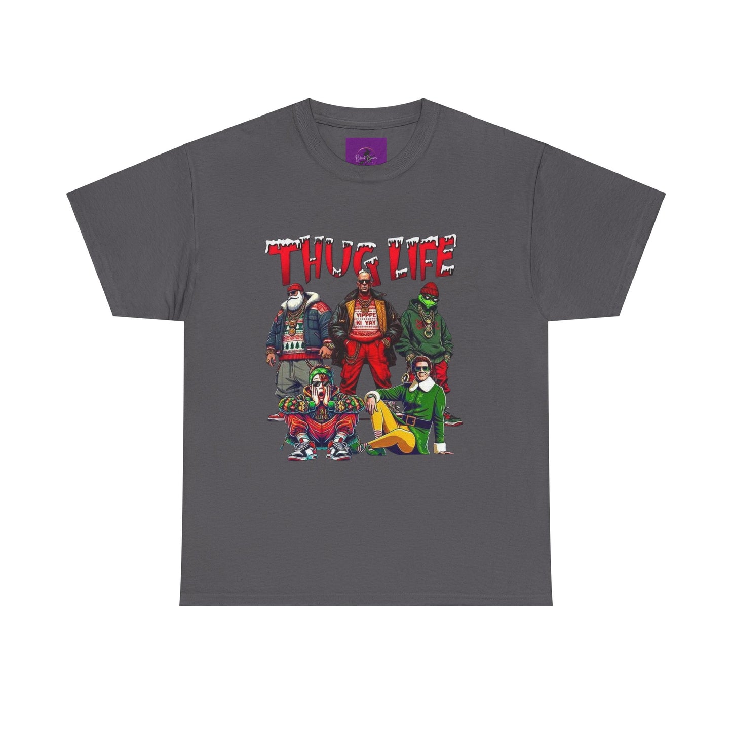 Thug life christmas Unisex Heavy Cotton Tee