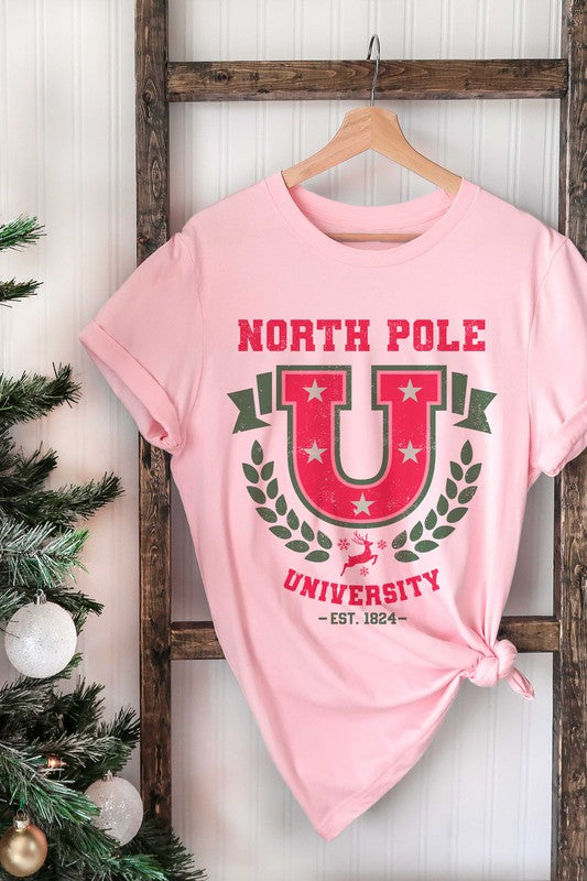 NORTH POLE UNIVERSITY GRAPHIC TEE