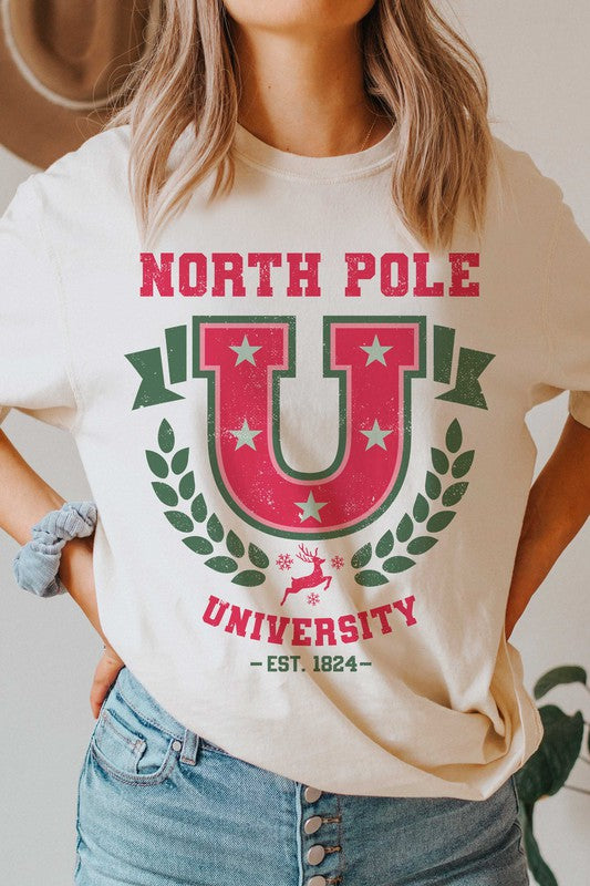 NORTH POLE UNIVERSITY GRAPHIC TEE