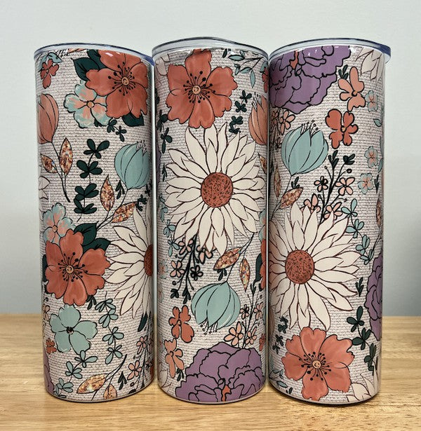 Floral Tumbler Southern Chic Wholesale