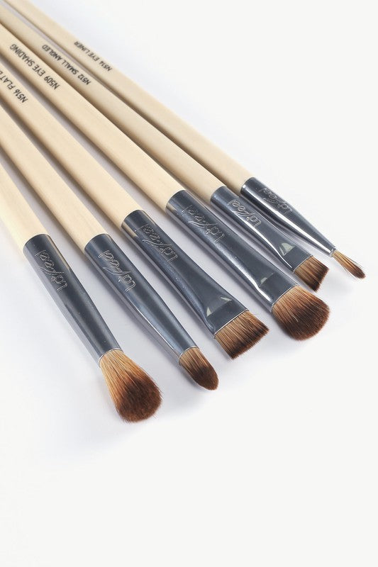 Lafeel Full Eye Brush Set in Taupe Sifides