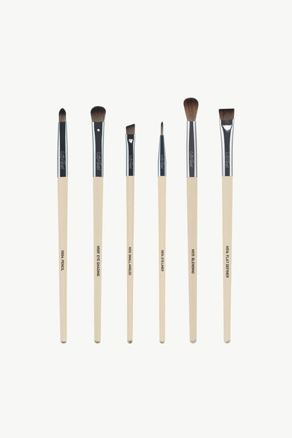 Lafeel Full Eye Brush Set in Taupe Sifides