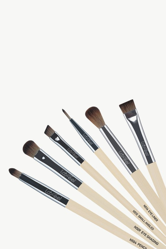 Lafeel Full Eye Brush Set in Taupe Sifides