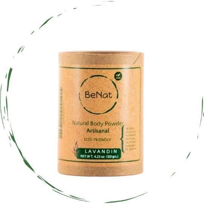 All-Natural Body Powder. Eco-Friendly. BeNat