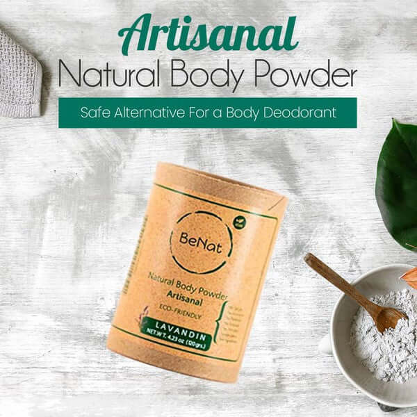 All-Natural Body Powder. Eco-Friendly. BeNat