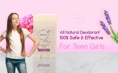 All-natural Deodorants for Kids & Teens BeNat