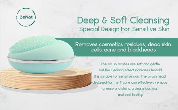 Electric Facial Cleansing Brush BeNat