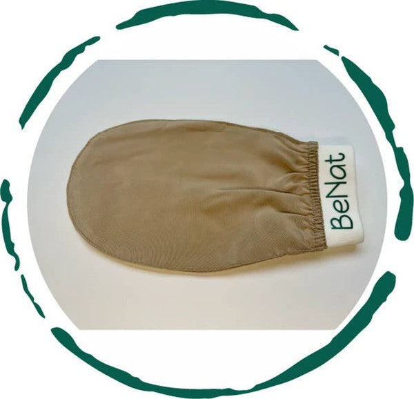 Silk Exfoliating Bath Gloves -Raw Silk BeNat