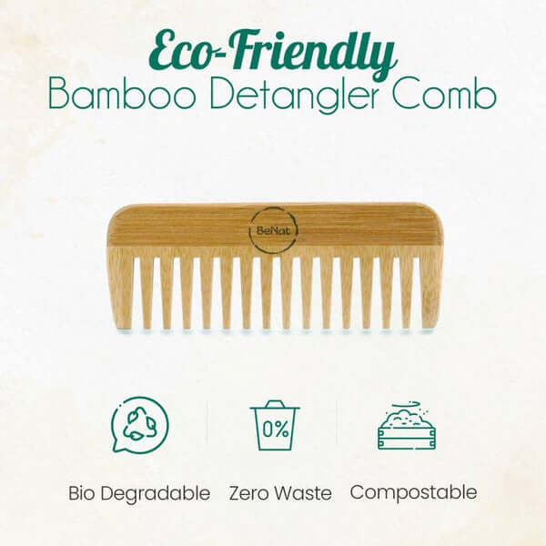 All-Natural Bamboo Comb BeNat