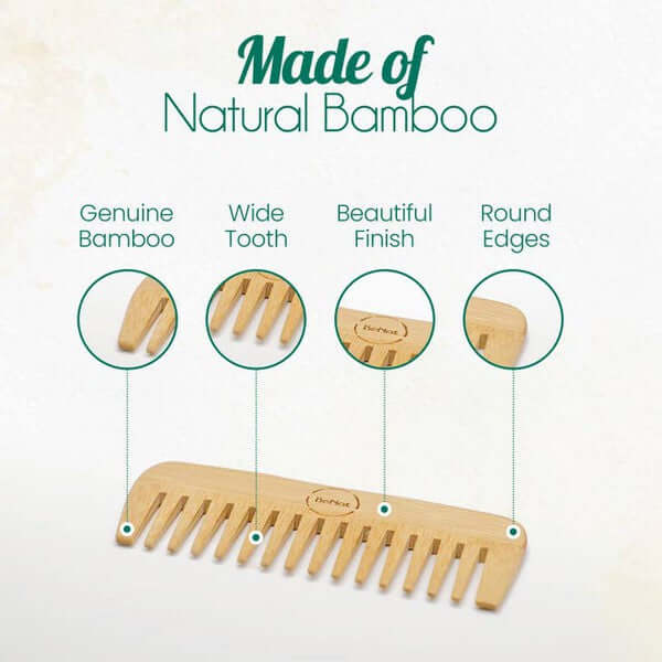 All-Natural Bamboo Comb BeNat