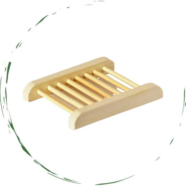 Natural Bamboo Soap Bar Dish. Eco-Friendly BeNat