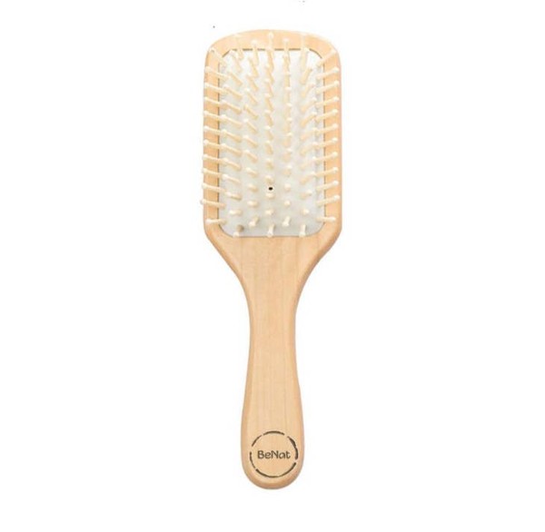 Natural Wooden Detangling Hair Brush BeNat