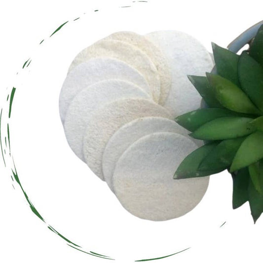 Natural Loofah Sponge Pads 5-pcs BeNat