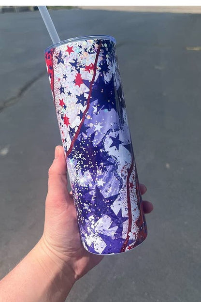 Patriotic Marble Tumbler Southern Chic Wholesale