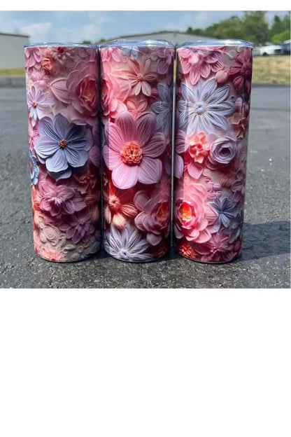 3D Flower Tumbler Southern Chic Wholesale