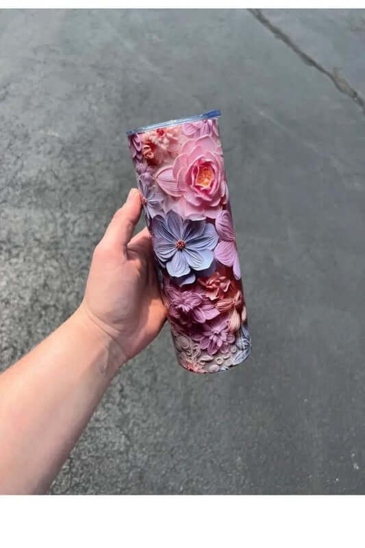 3D Flower Tumbler Southern Chic Wholesale