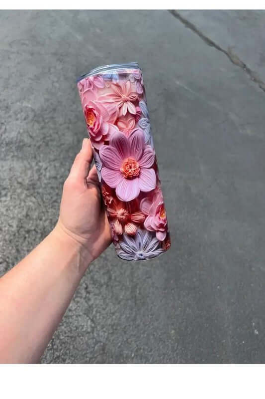 3D Flower Tumbler Southern Chic Wholesale