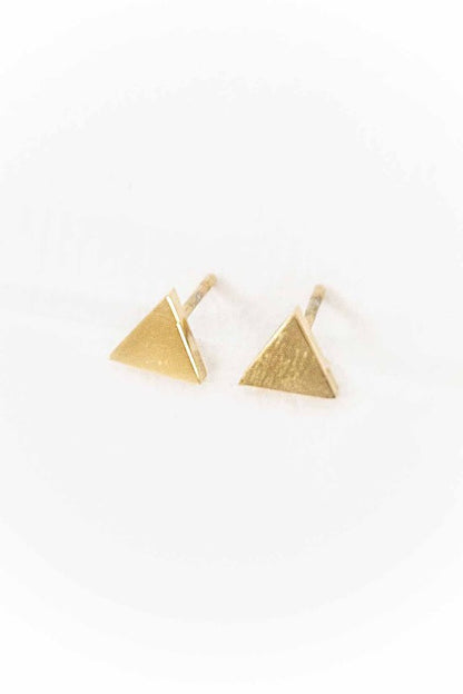 Triangle Stud Earrings - BLACK BROOM BOUTIQUE