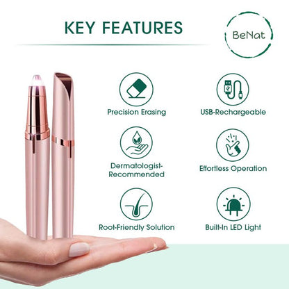 Rechargeable Eyebrow Hair Remover BeNat