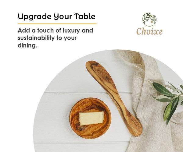 Mediterranean Olive Wood Butter Knife Choixe