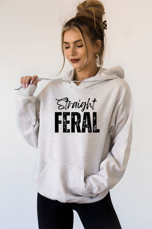 Straight Feral Graphic Hoodie