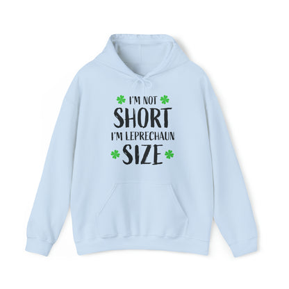 Im not short im leprechaun size Unisex Heavy Blend™ Hooded Sweatshirt Printify