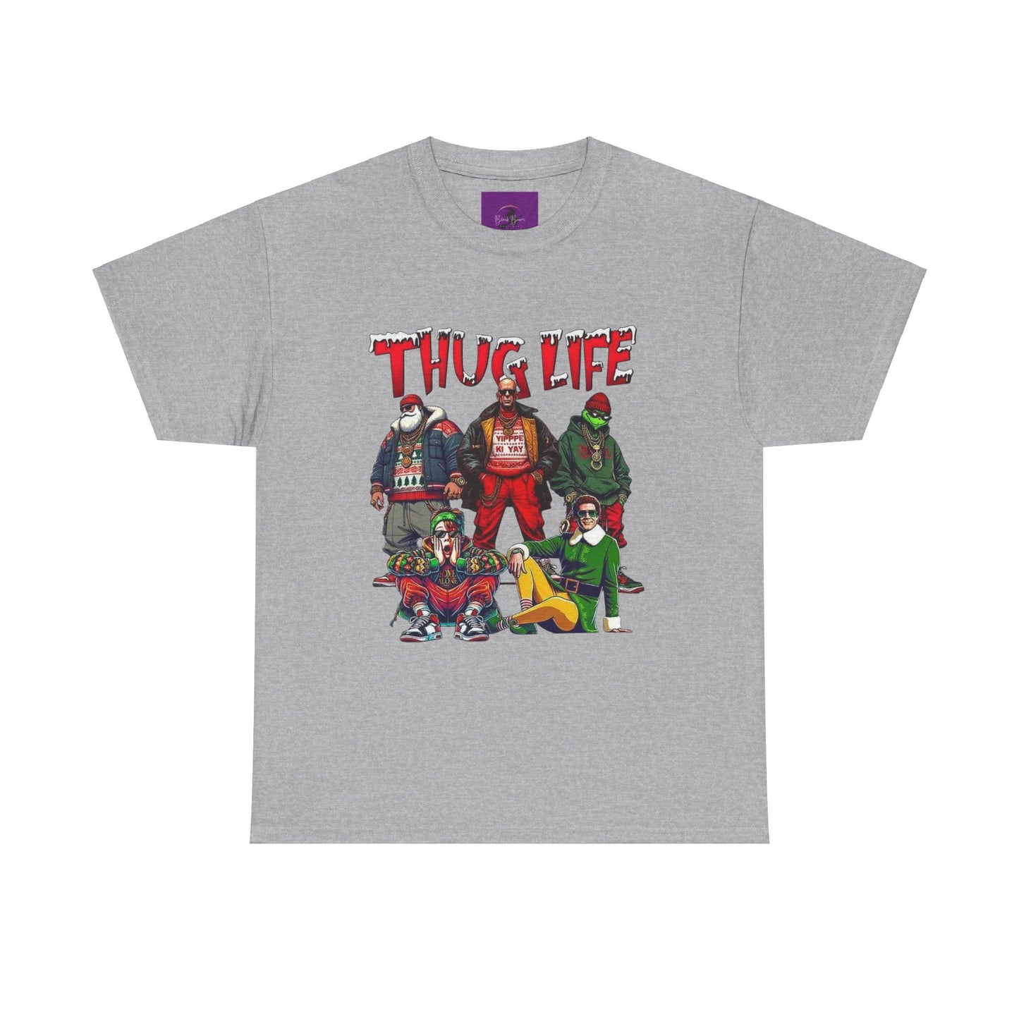 Thug life christmas Unisex Heavy Cotton Tee