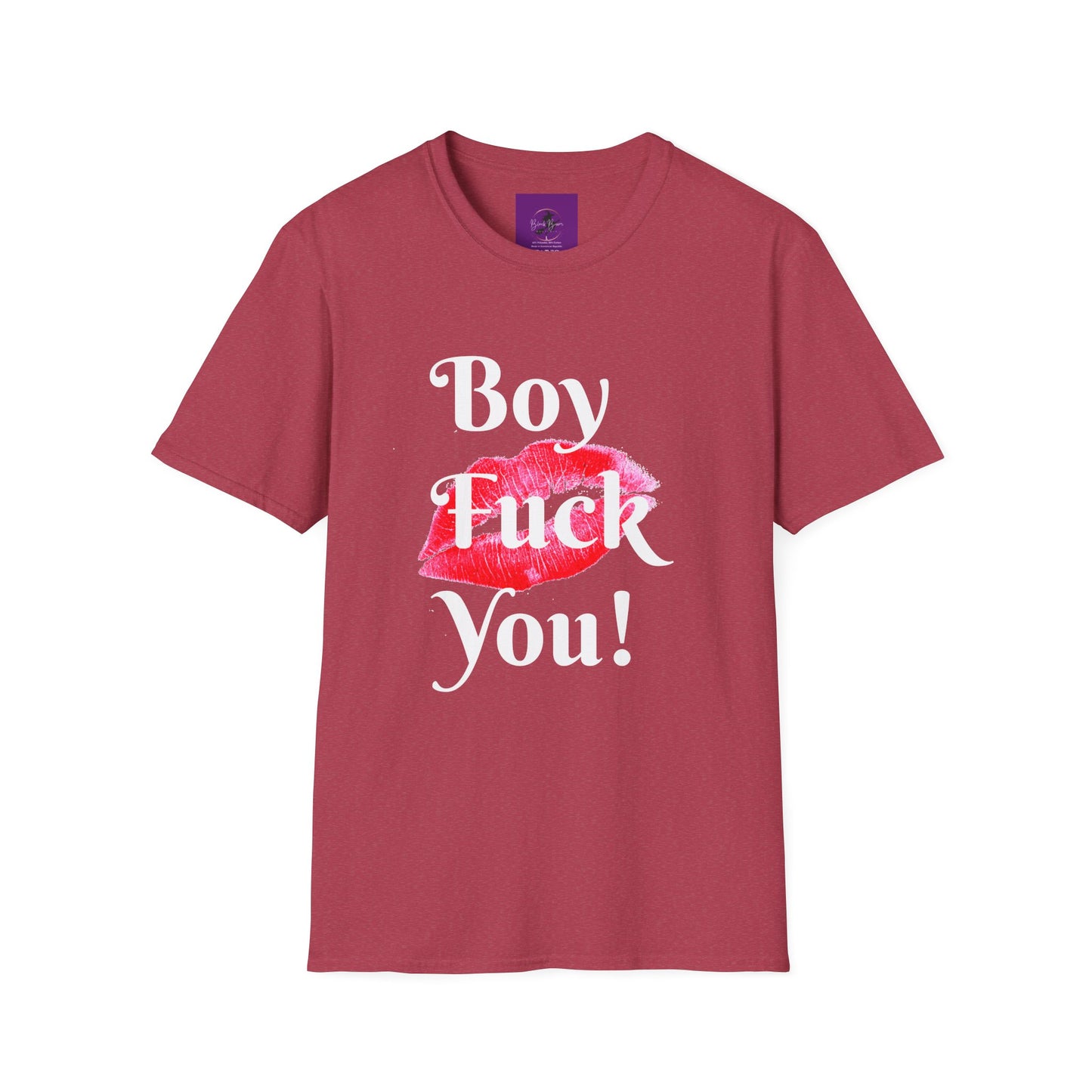 Boy Fuck you and Fuck her too Unisex Softstyle T-Shirt