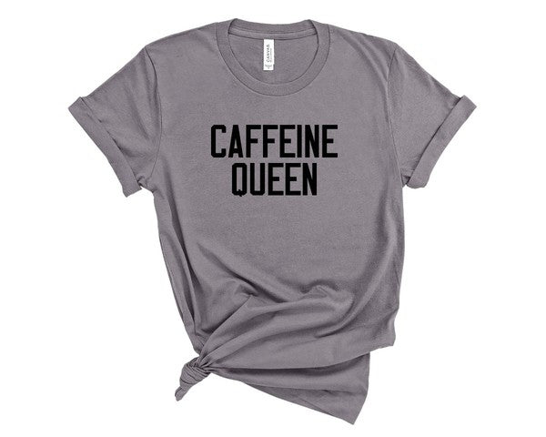 Caffeine Queen Crewneck Tee Ocean and 7th