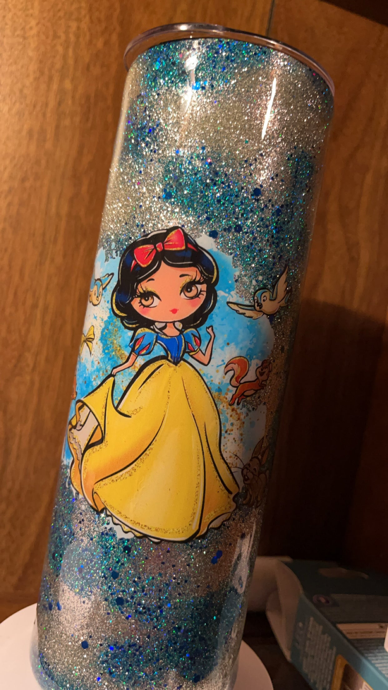 Snow white  , -  30oz skinny Tumbler