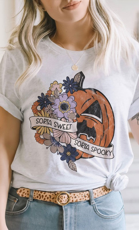 Sorta Sweet Sorta Spooky Graphic Tee PLUS