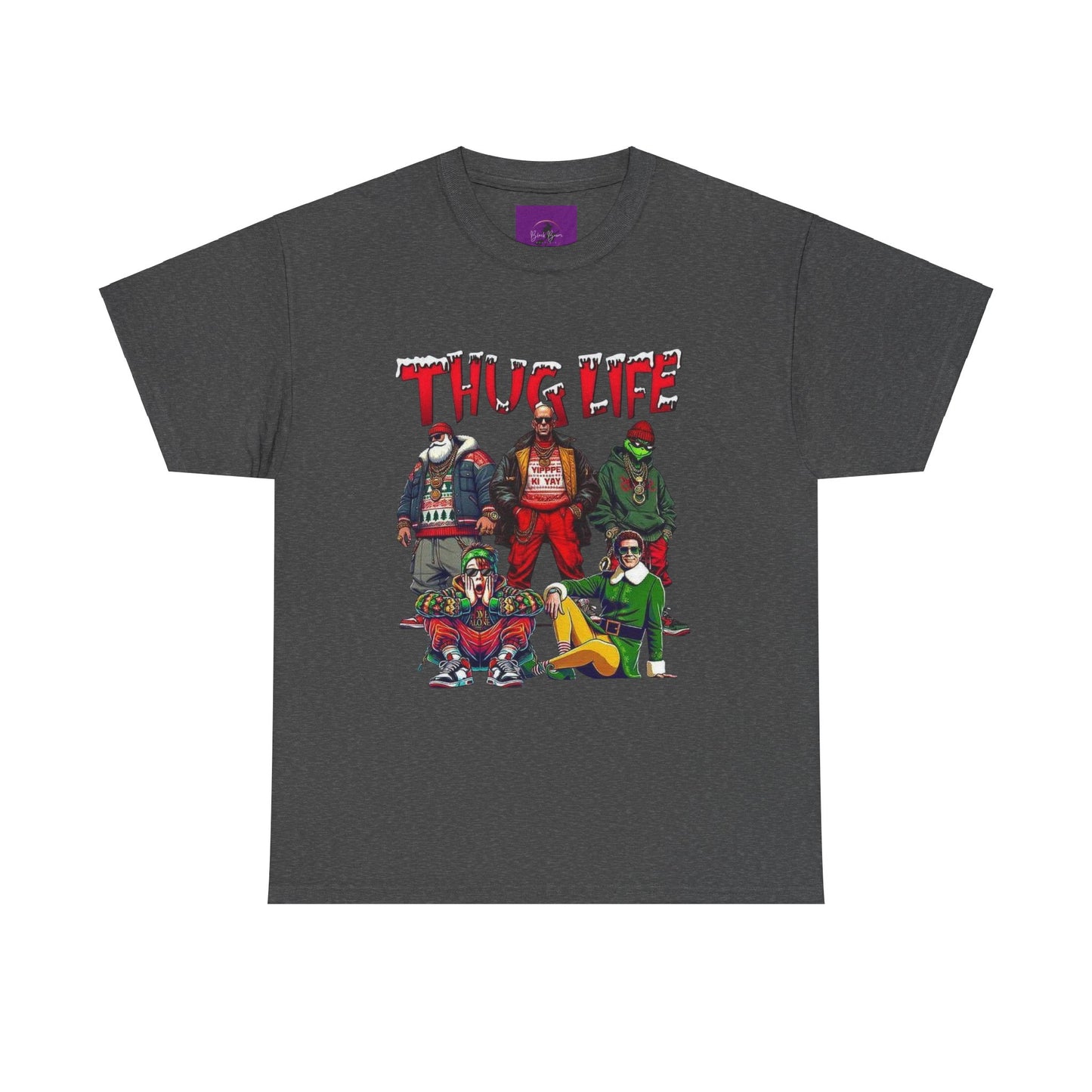 Thug life christmas Unisex Heavy Cotton Tee