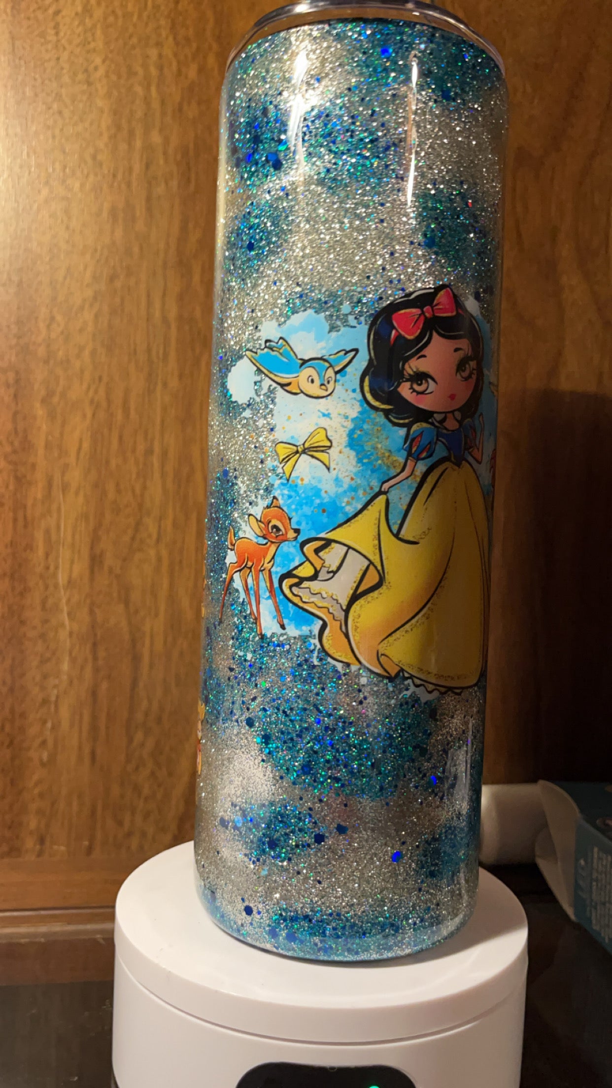 Snow white  , -  30oz skinny Tumbler