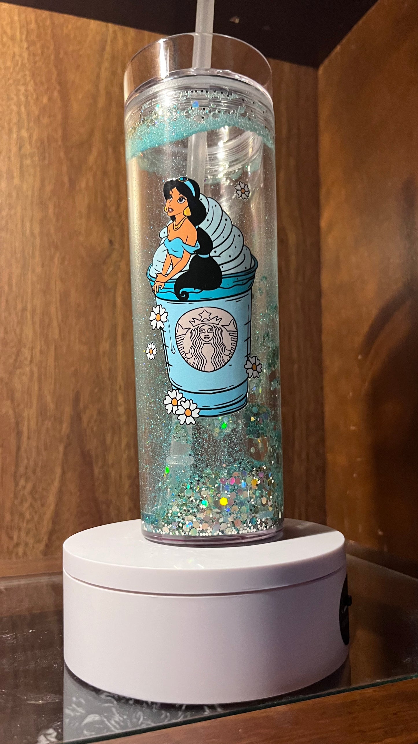 Princess Jasmine 16 oz Snowglobe Cup