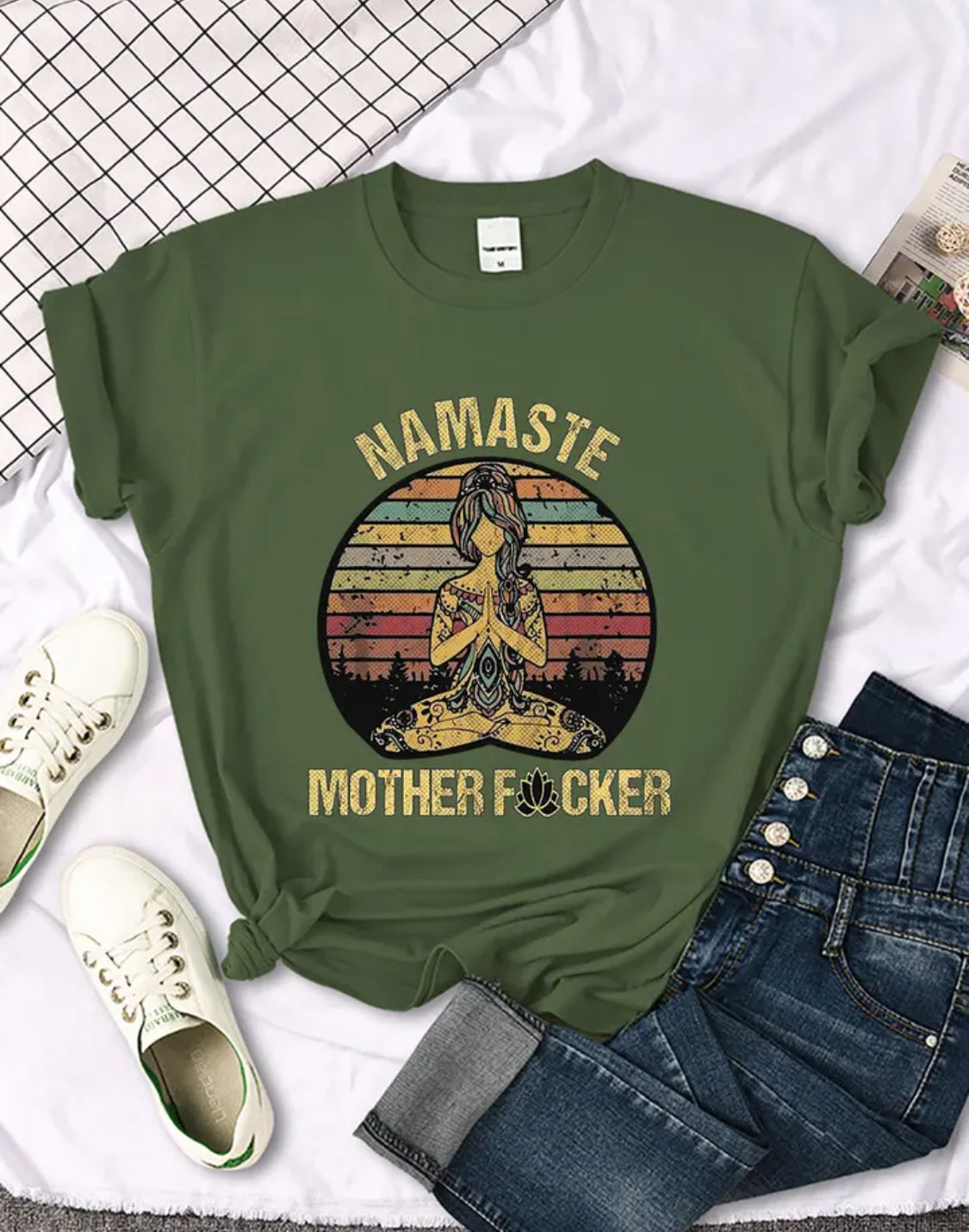 Namaste medium tshirt