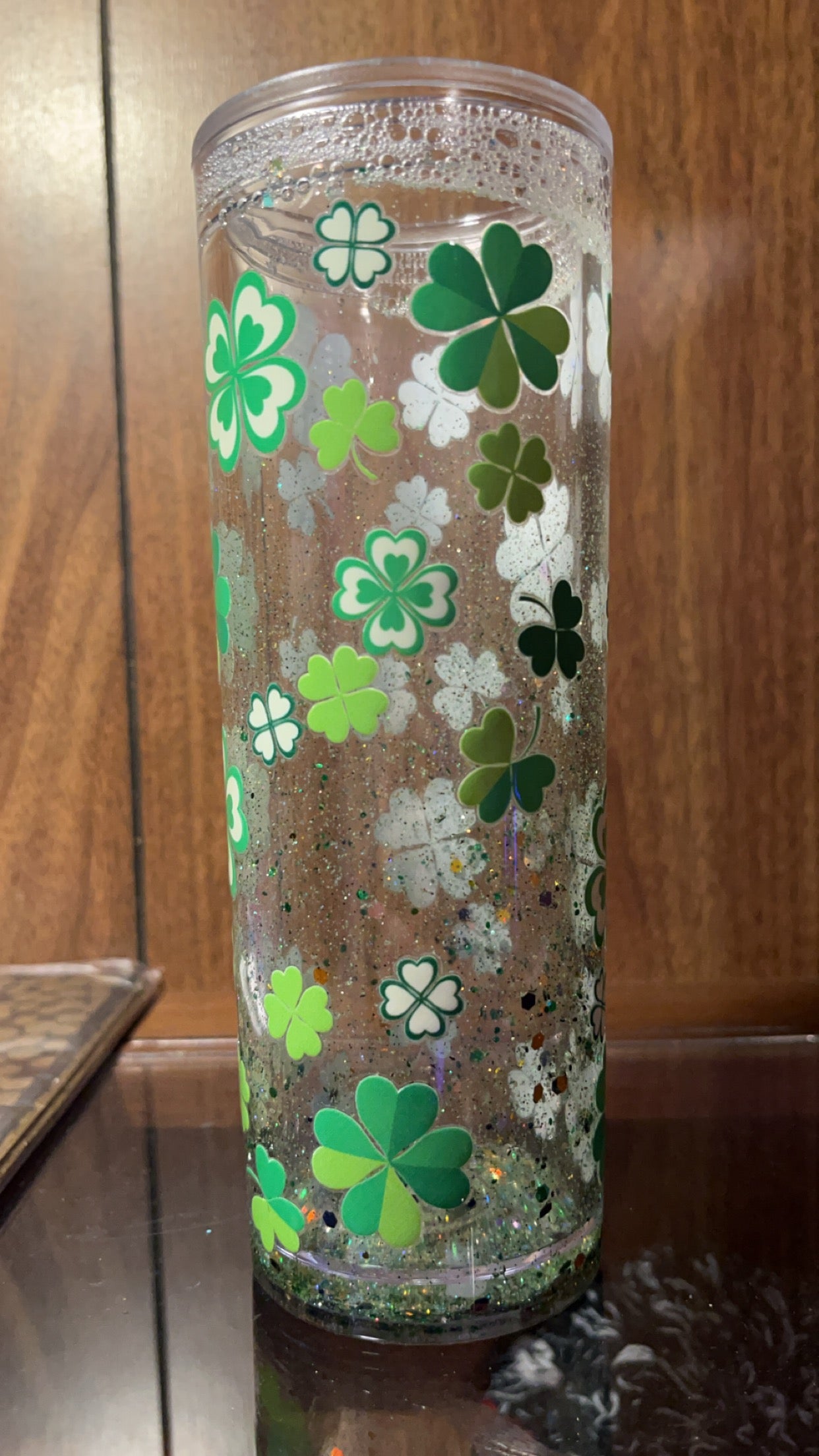 Saint Patrick’s Day 16oz Snow globe Tumbler