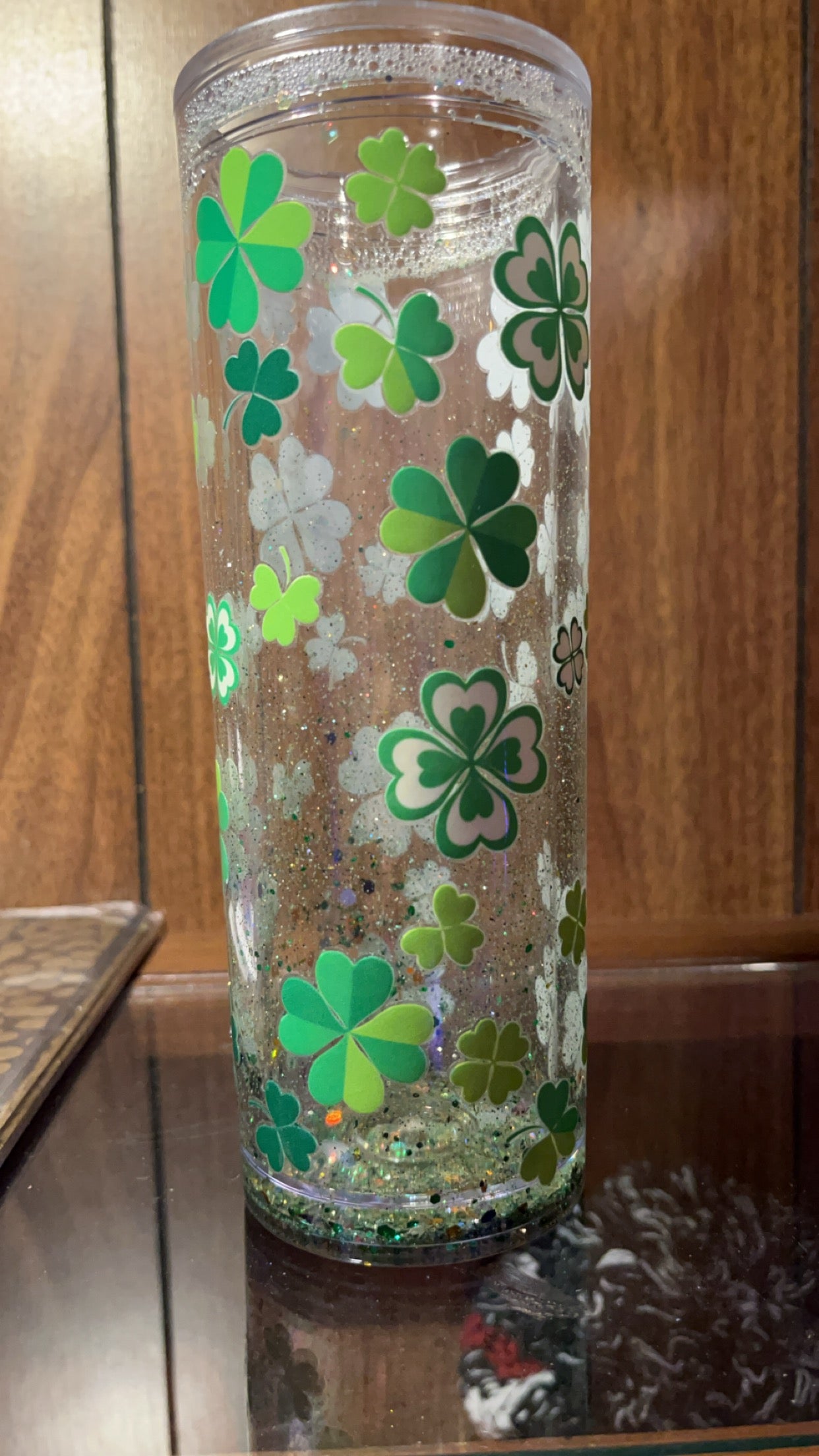 Saint Patrick’s Day 16oz Snow globe Tumbler