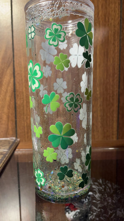 Saint Patrick’s Day 16oz Snow globe Tumbler